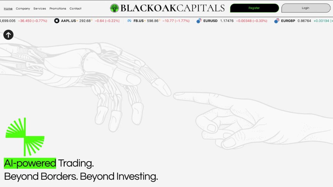 BlackoakCapitals.com aduce tehnologia AI mai aproape de traderii care vor acces eficient la piețele globale