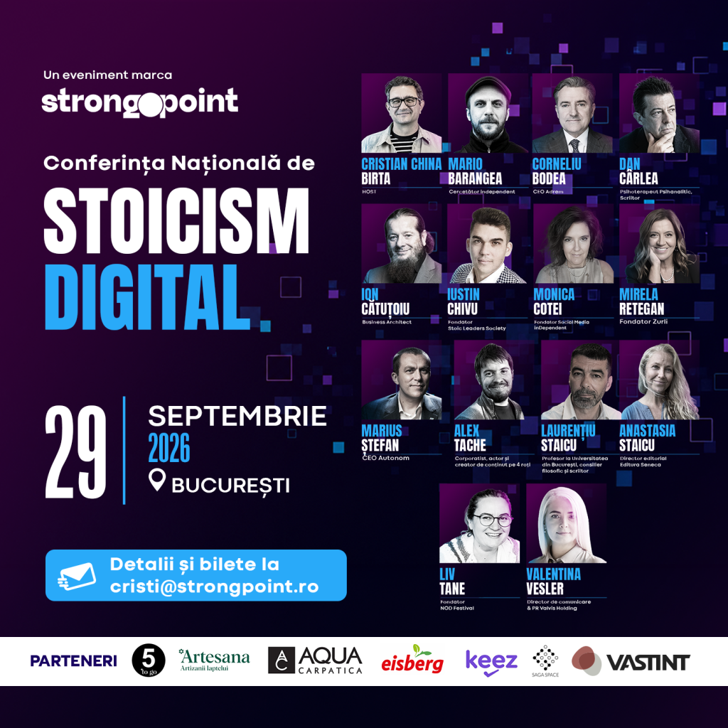 Cum poți participa la Conferința Națională de Stoicism Digital (transmitem și live!)