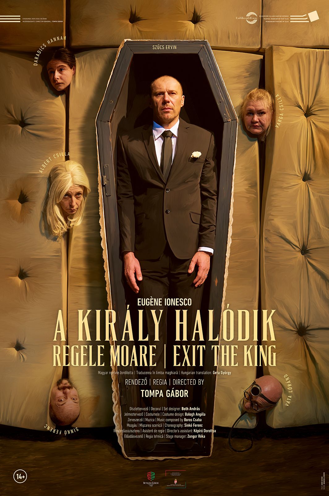 Adrian Țion: Fragilitatea ființei – A király halódik / Regele moare