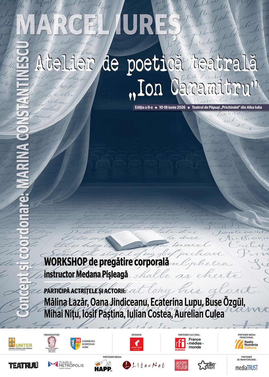 Cristina Smadea: Călătorie prin stări, emoții și cuvinte – Atelierul de poetică teatrală – Ion Caramitru, ediția a II-a, Alba Iulia 2026