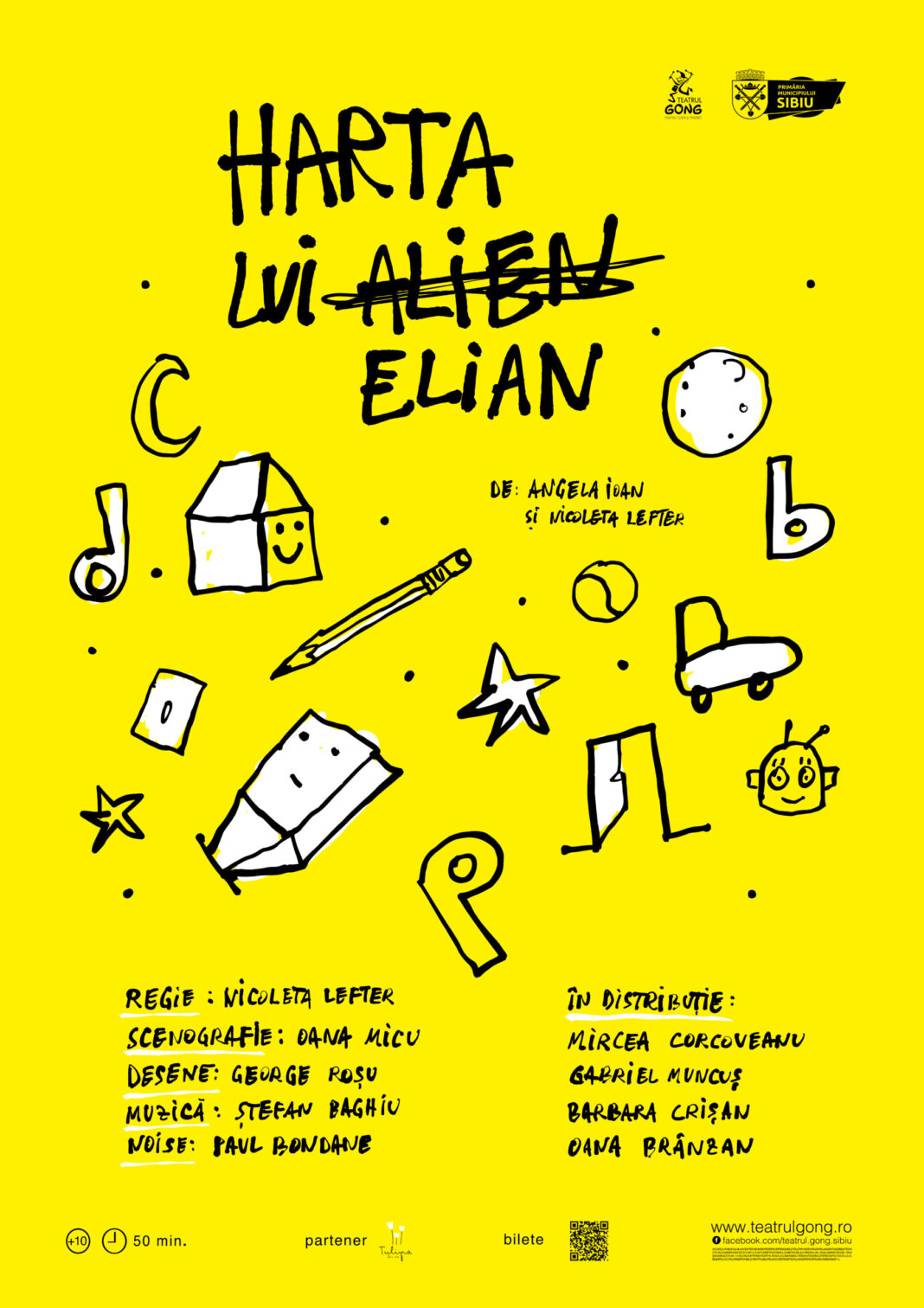 Comunicat de presă: Harta lui Elian, primul spectacol din România dedicat copiilor cu dislexie și dificultăți de învățare, va avea trei reprezentații speciale la Teatrul EXCELSIOR