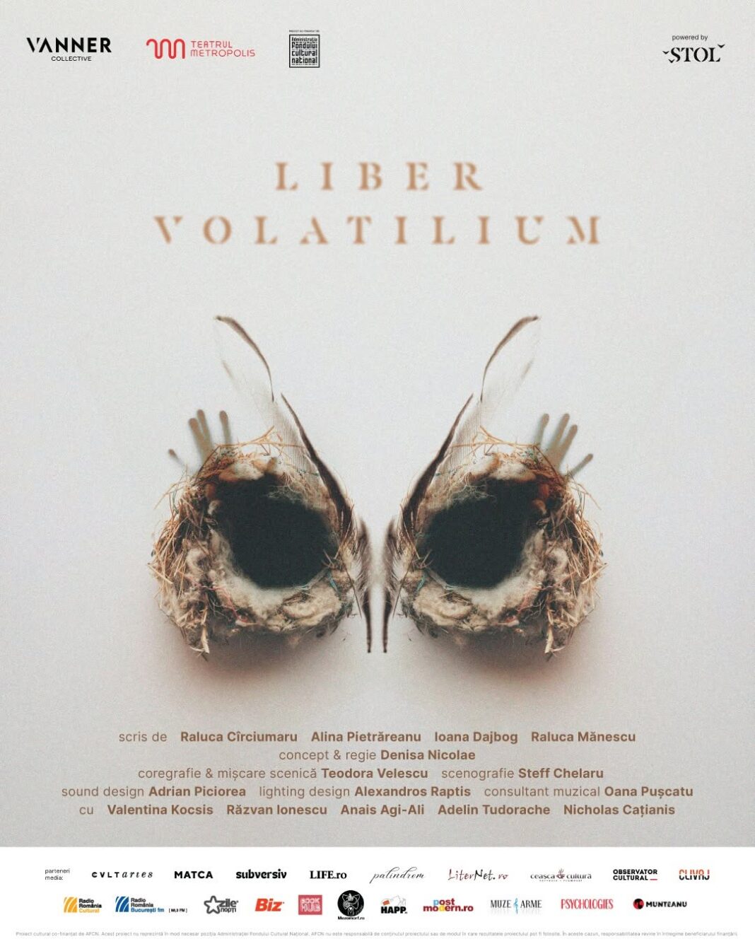 Comunicat de presă: Despre libertate, apartenență și promisiunea unui zbor colectiv – Liber Volatilium, o alegorie semnată de Vanner Collective