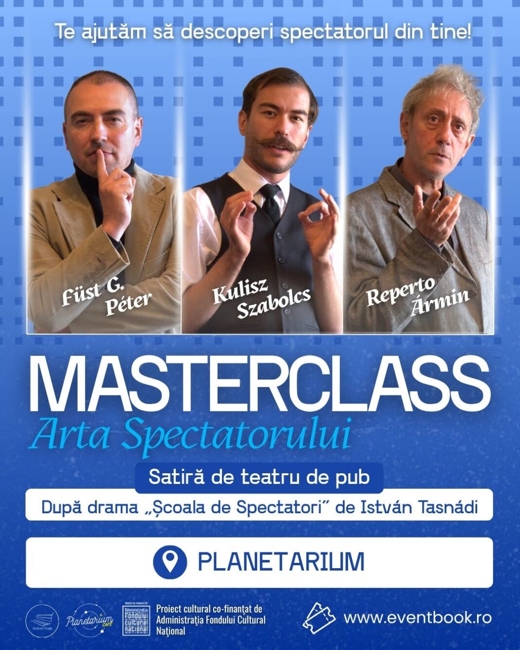 Mihai Brezeanu: Despre hainele celor noi ale Teatrului – Nézőművészeti mesterkurzus / Masterclass: Arta Spectatorului la dráMA, 2026