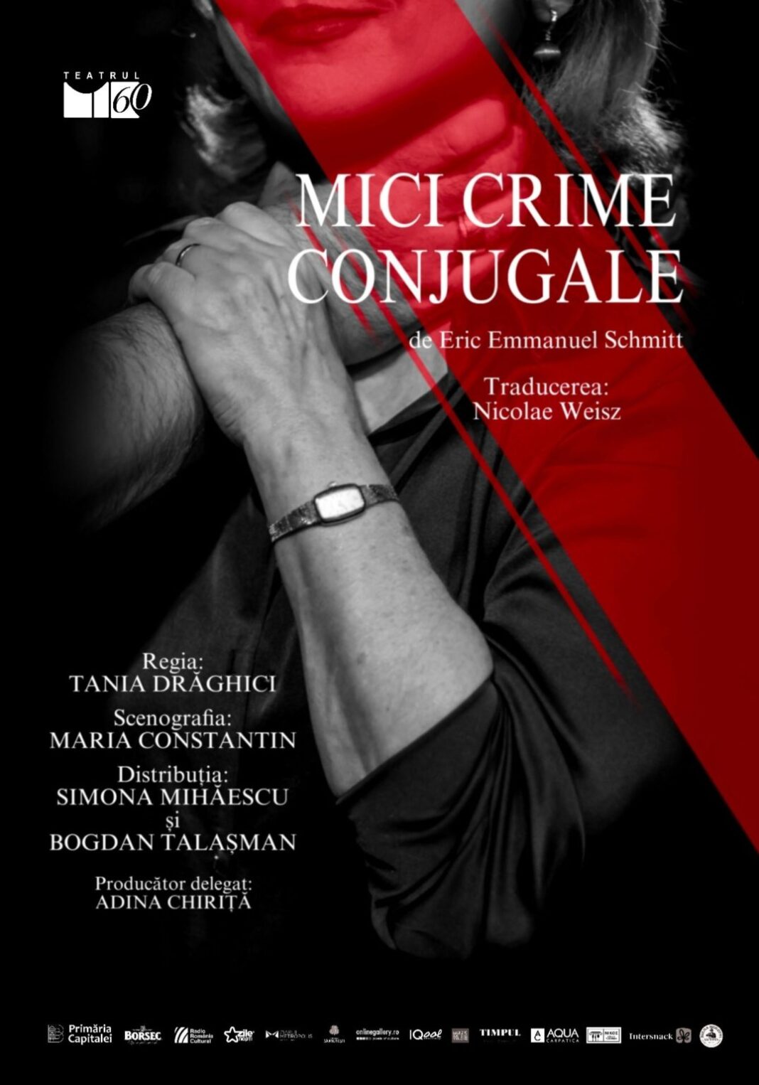 Roman Radu: Mici(le) crime conjugale de la Teatrul Mic – Mici crime conjugale