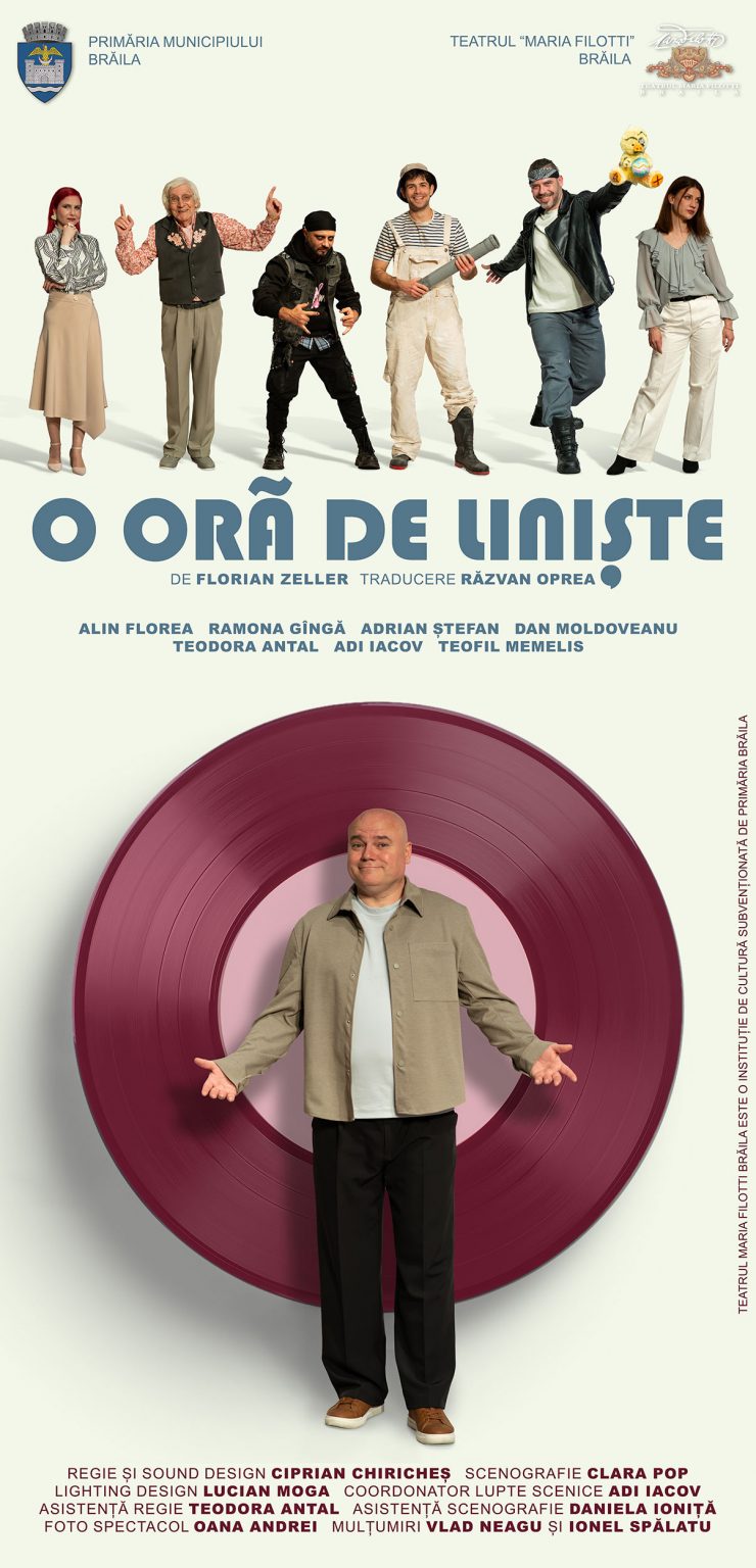 Adrian Țion: O oră de liniște transformată în vacarm hazliu – O oră de liniște la Festivalul Internațional de Teatru și Arte Performative, Brăila, 2026