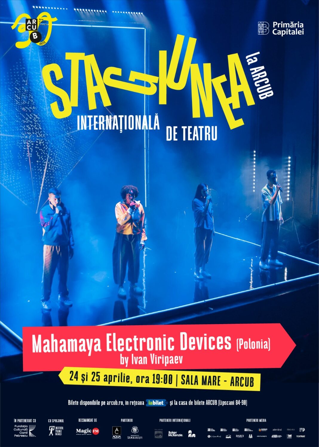 Comunicat de presă: Când teatrul întâlnește inteligența artificială: Mahamaya Electronic Devices de Ivan Vîrîpaev, la ARCUB