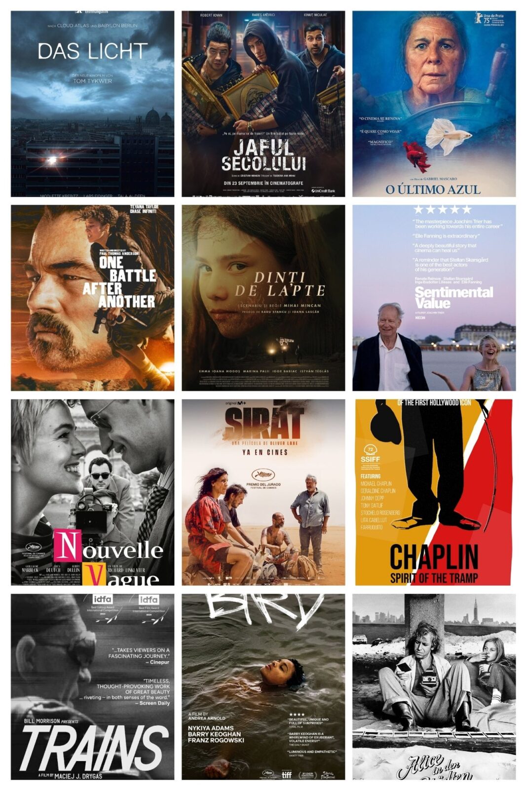 Marian Rădulescu: Zig-zag printre filmele văzute la cinema – 2025 (I) – Das Licht / The Light / Jaful secolului / O Último Azul / One Battle After Another