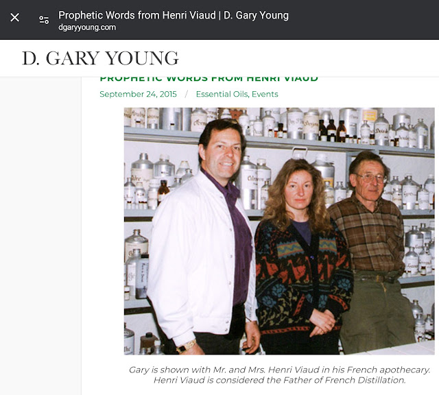 Gary Young: o scurta poveste din viata plina de minuni a unui mare OM, care a inovat si revolutionat ca nimeni altul aromaterapia moderna