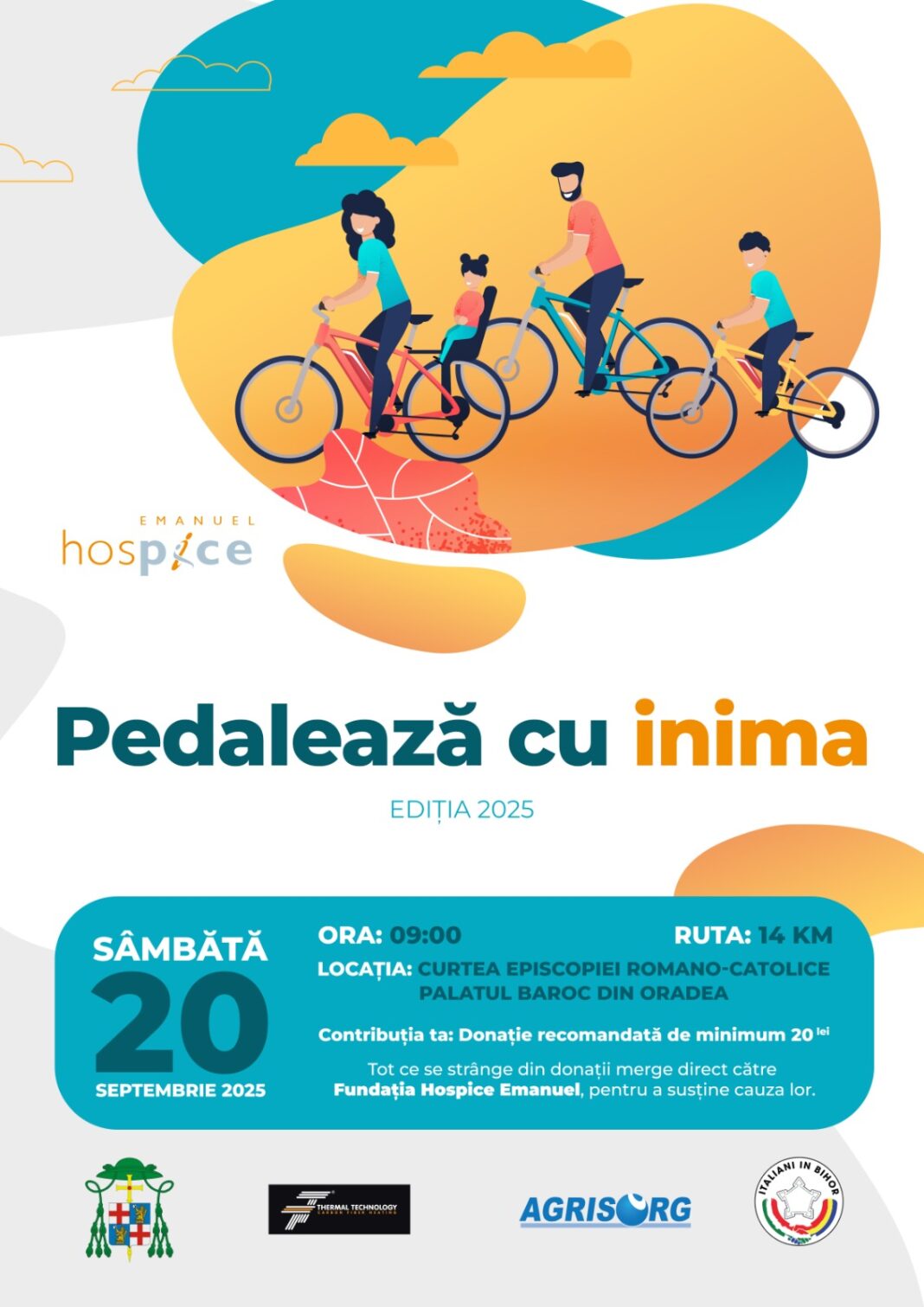 Campanie Hospice Emanuel – ”Pedalează cu inima!”