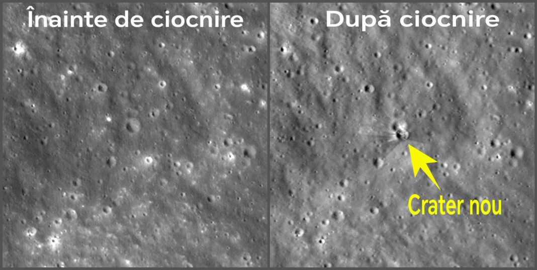 Crater nou pe Lună