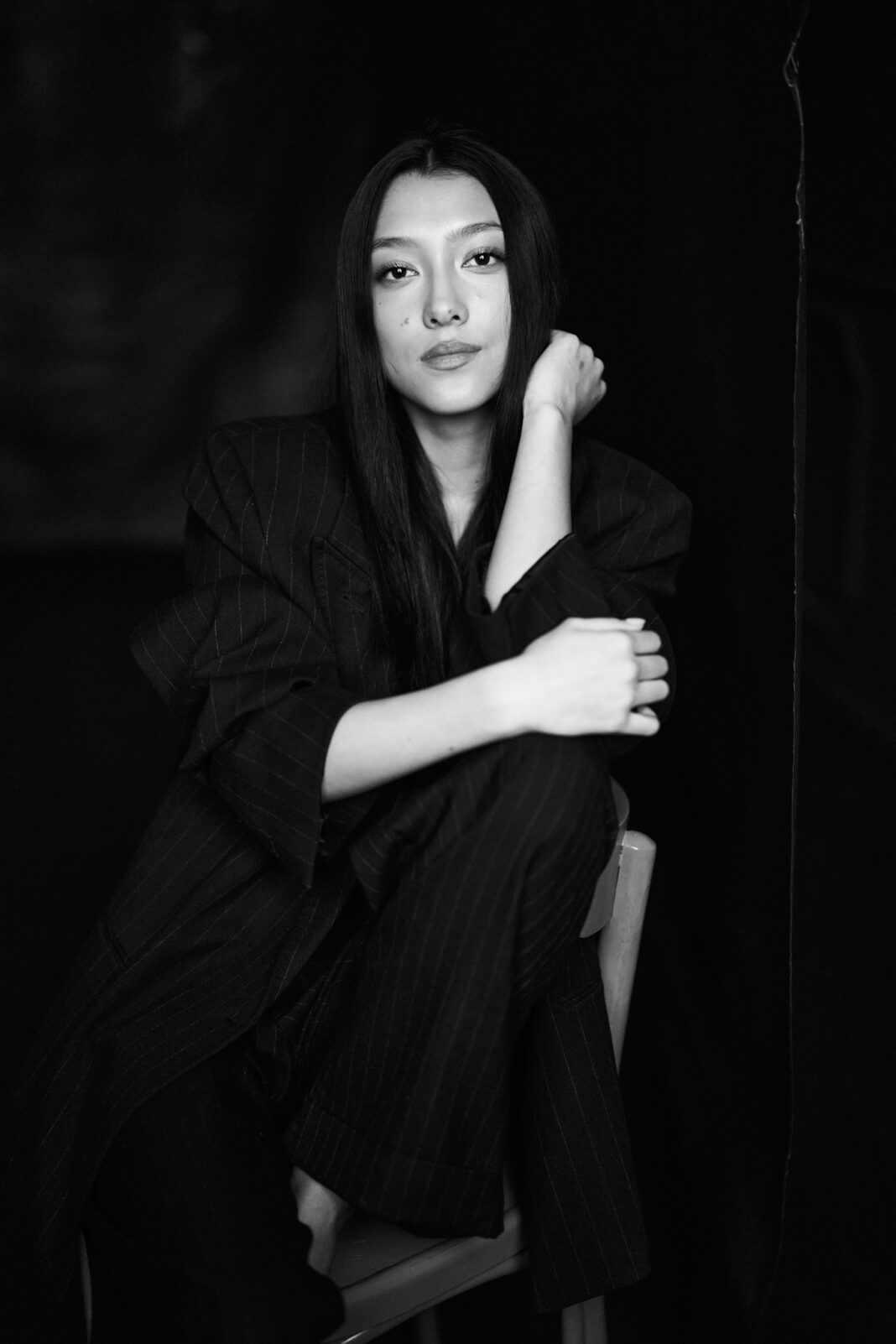 The model Rebeca Zhang photographed at my studio (day 17216)