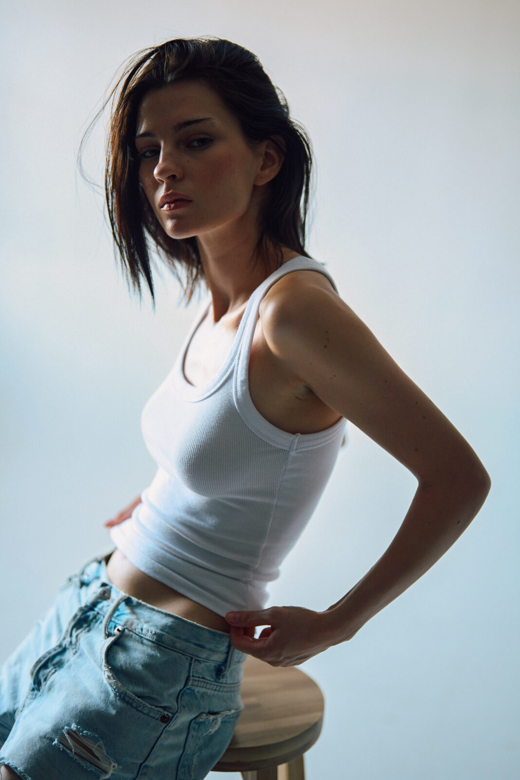 The model Alexia Tomeci photographed at my studio (day 17091)