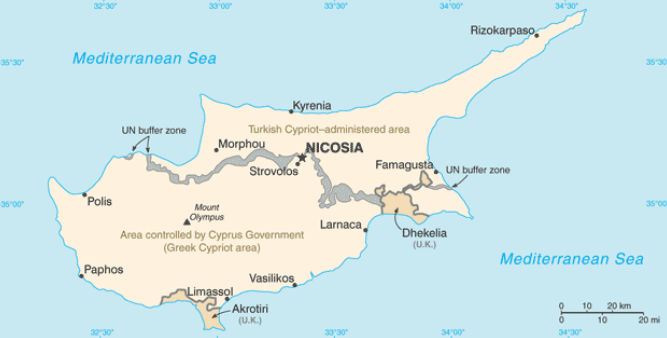 Ciprul a primit asigurări din partea UK că bazele militare britanice pe care le găzduiește nu vor fi folosite pentru operațiuni ofensive în războiul din Orientul Mijlociu.