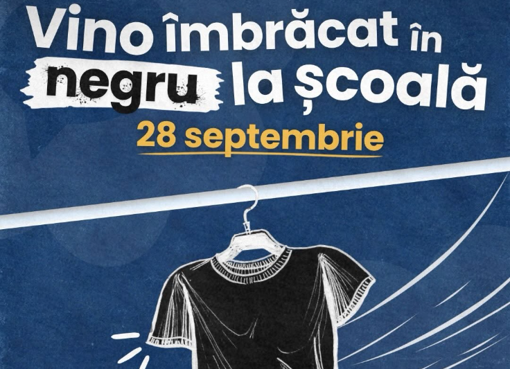 Consiliul Național al Elevilor îi îndeamnă pe școlari și liceeni să poarte, luni, haine negre, în semn de protest față de legea care introduce obligativitatea uniformei. Inițiativa a trecut, deocamdată, de Senat.
