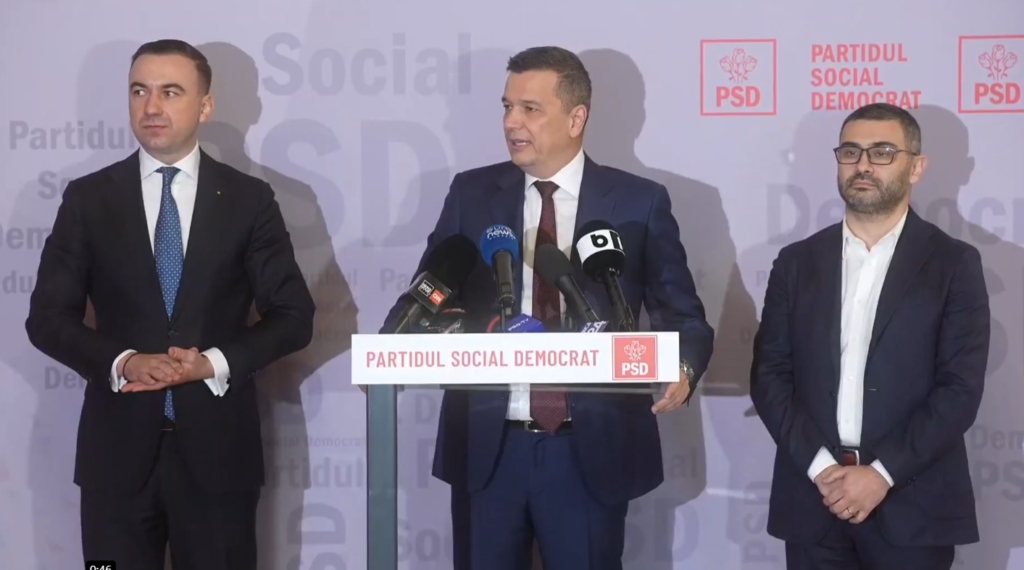 PSD condiționează rămânerea la guvernare de introducerea așa-numitelor programe social-democrate “de relansare economică” în bugetul pe 2026. Sorin Grindeanu: “Evaluarea privind ieșirea de la guvernare se finalizează odată cu bugetul. Nu se poate guverna minoritar. Dacă PSD iese din coaliție, guvernul e picat.”