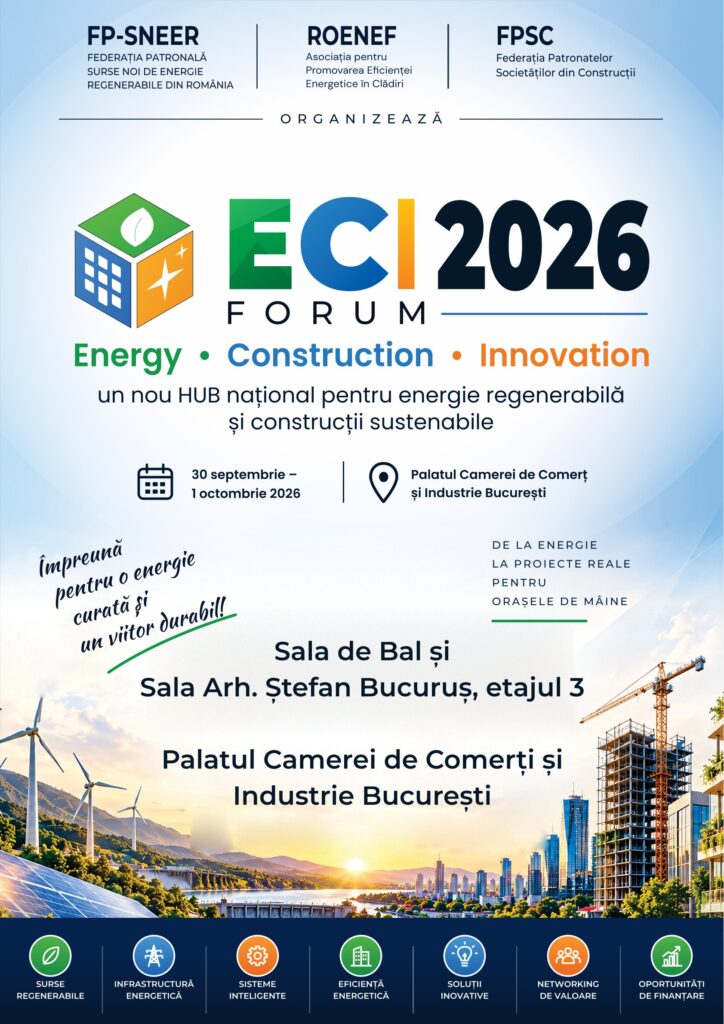 ECI 2026 – Palatul CCIB, 30.09.2026 și 01.10.2026