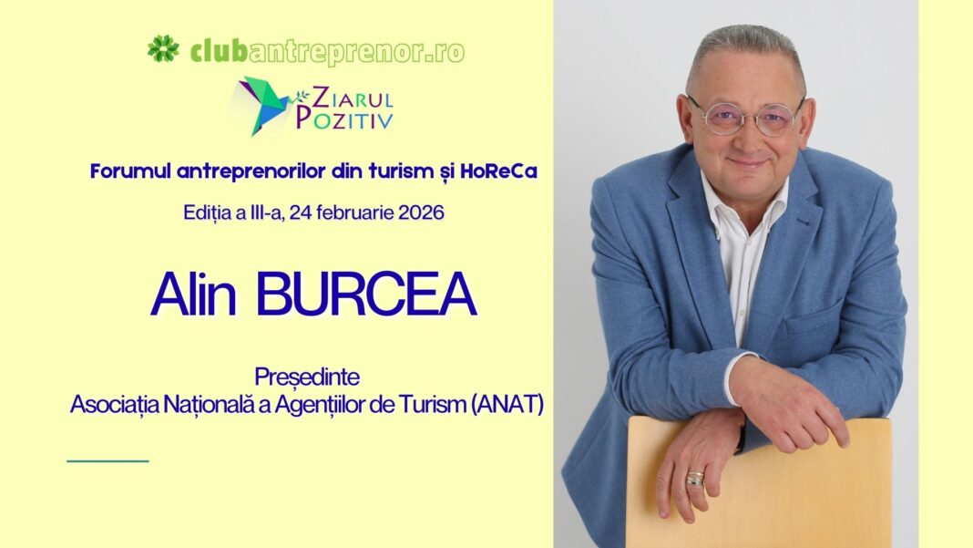 Alin Burcea aduce vocea agențiilor de turism pe scena CCIB, la Forumul antreprenorilor din turism și HoReCa – Ediția a III-a