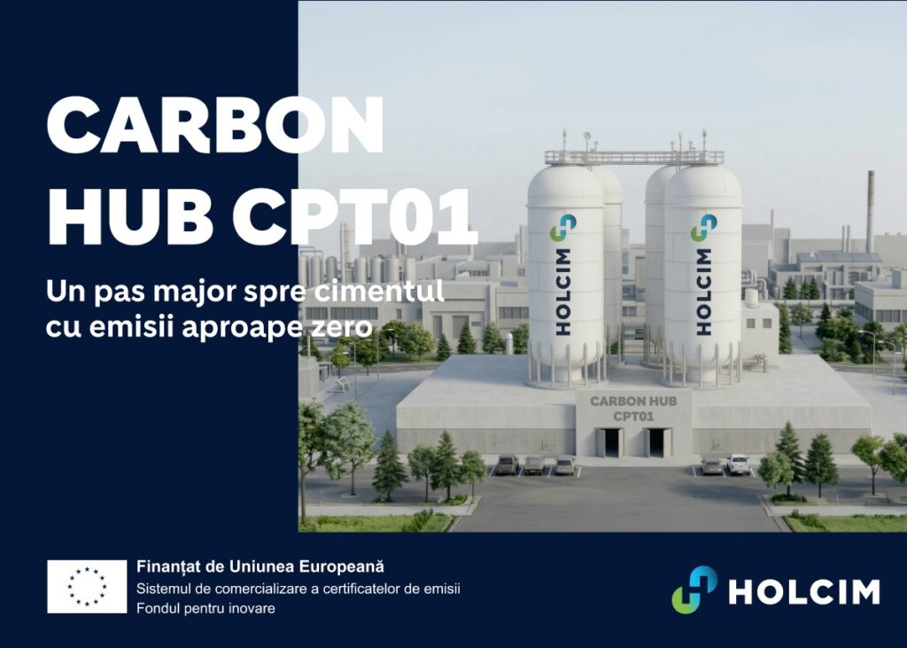 Holcim România și CINEA semnează acordul de finanțare pentru Carbon Hub CPT01