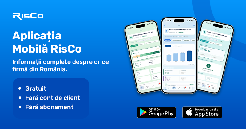 Aplicația mobilă RisCo: Cunoaște mai bine orice firmă din România, gratuit și direct de pe telefon