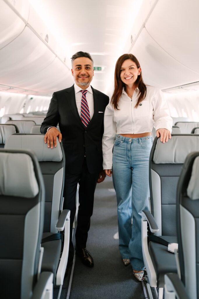 Simona Halep devine imaginea AnimaWings, compania aeriană care redefinește standardele aviației românești