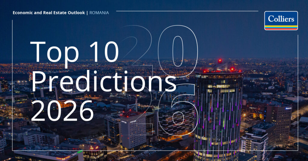 Colliers: Top zece previziuni pentru piața imobiliară din România în 2026