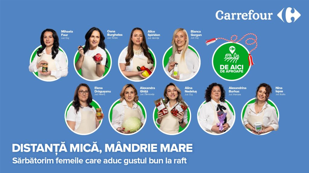 Carrefour sărbătorește femeile care aduc gustul bun la raft