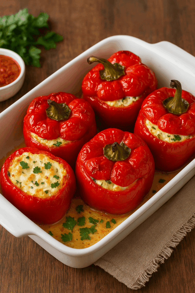 Gogoșari umpluți la cuptor – aromă bogată pentru serile reci de iarnă