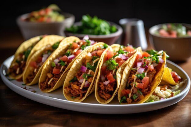 Tacos cu porc caramelizat și salsa fresh