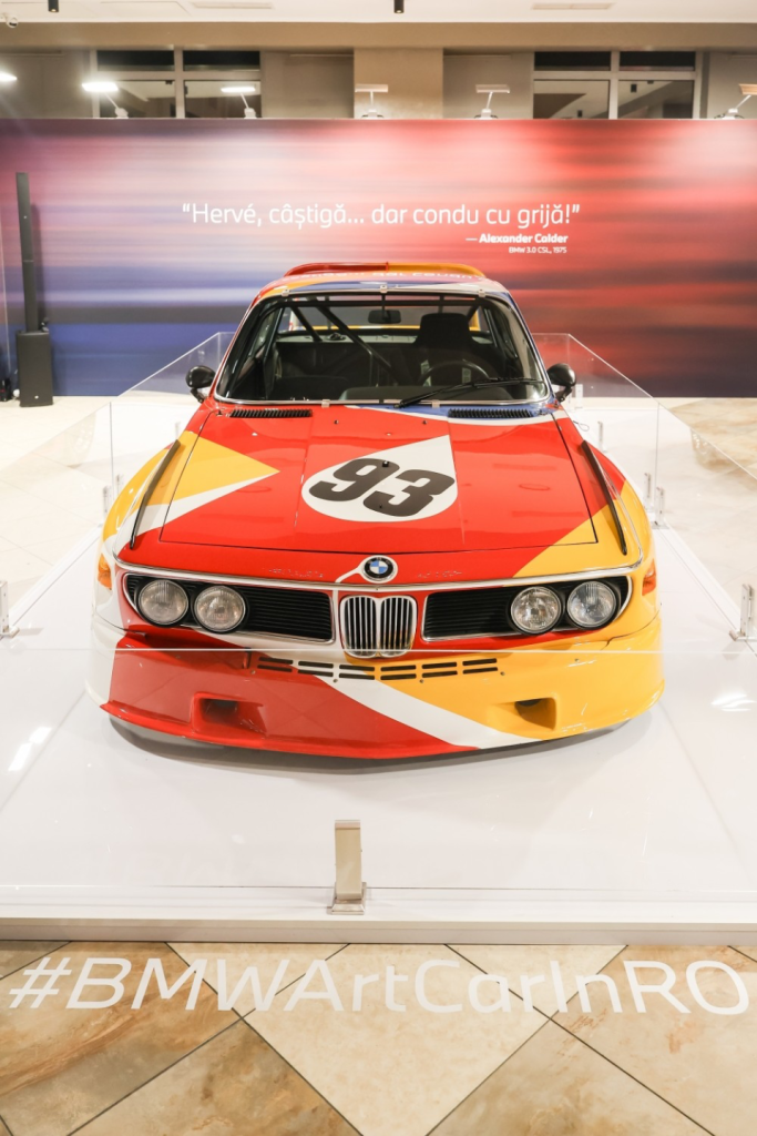 O mașina operă de artă: Povestea primului BMW Art Car expus în România