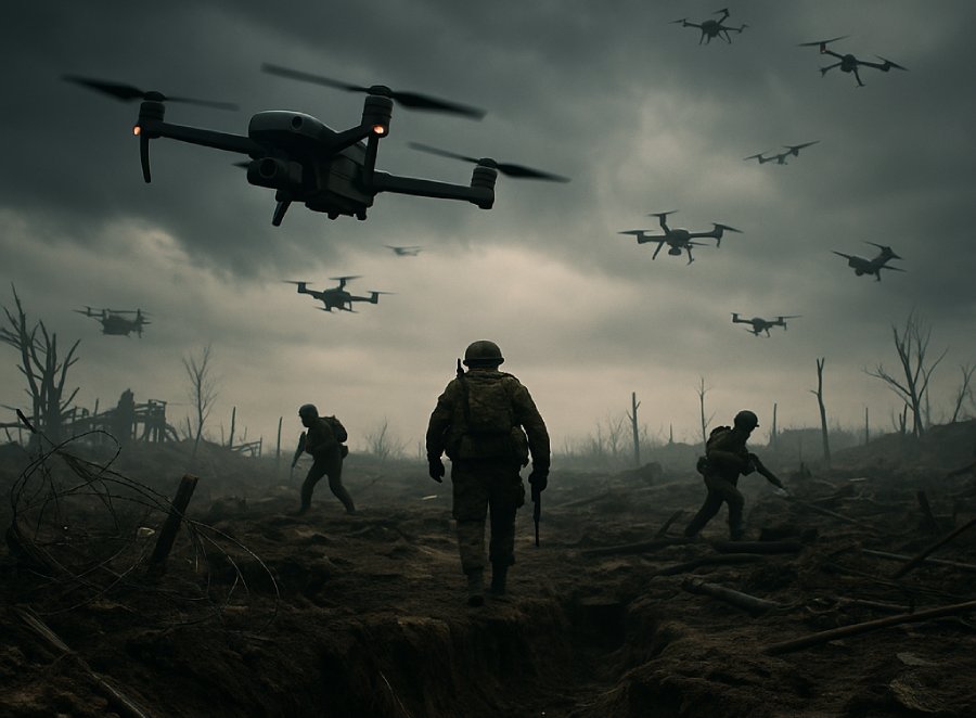 Dronelor de pe front li se adaugă un nou strat tehnologic: ghidarea asistată de IA