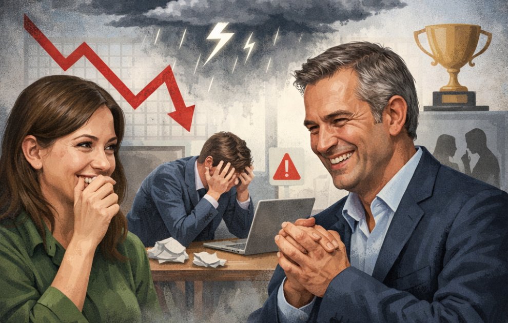 Este în regulă să te bucuri de răul altuia („schadenfreude”) la locul de muncă?