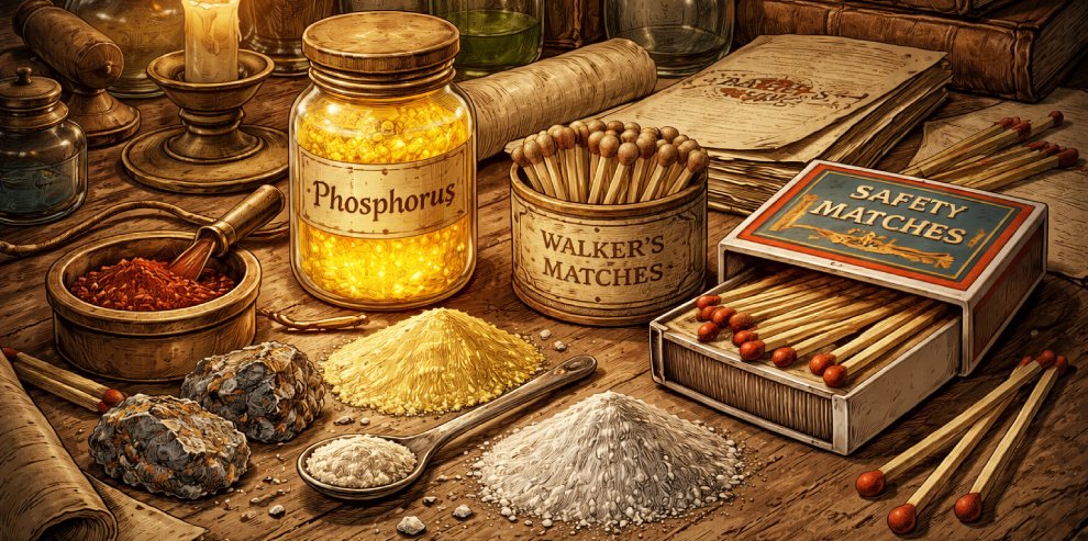 Cum am ajuns să folosim… chibrituri. De la alchimie la chimie avansată