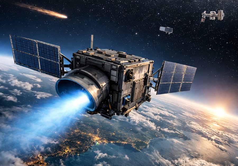 Un nou tip de satelit își pregătește „intrarea” în orbită – sateliții de pe orbita terestră foarte joasă (VLEO)