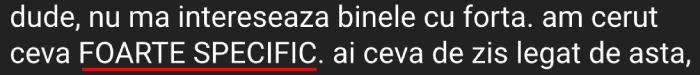 „Specific” nu înseamnă „concret”