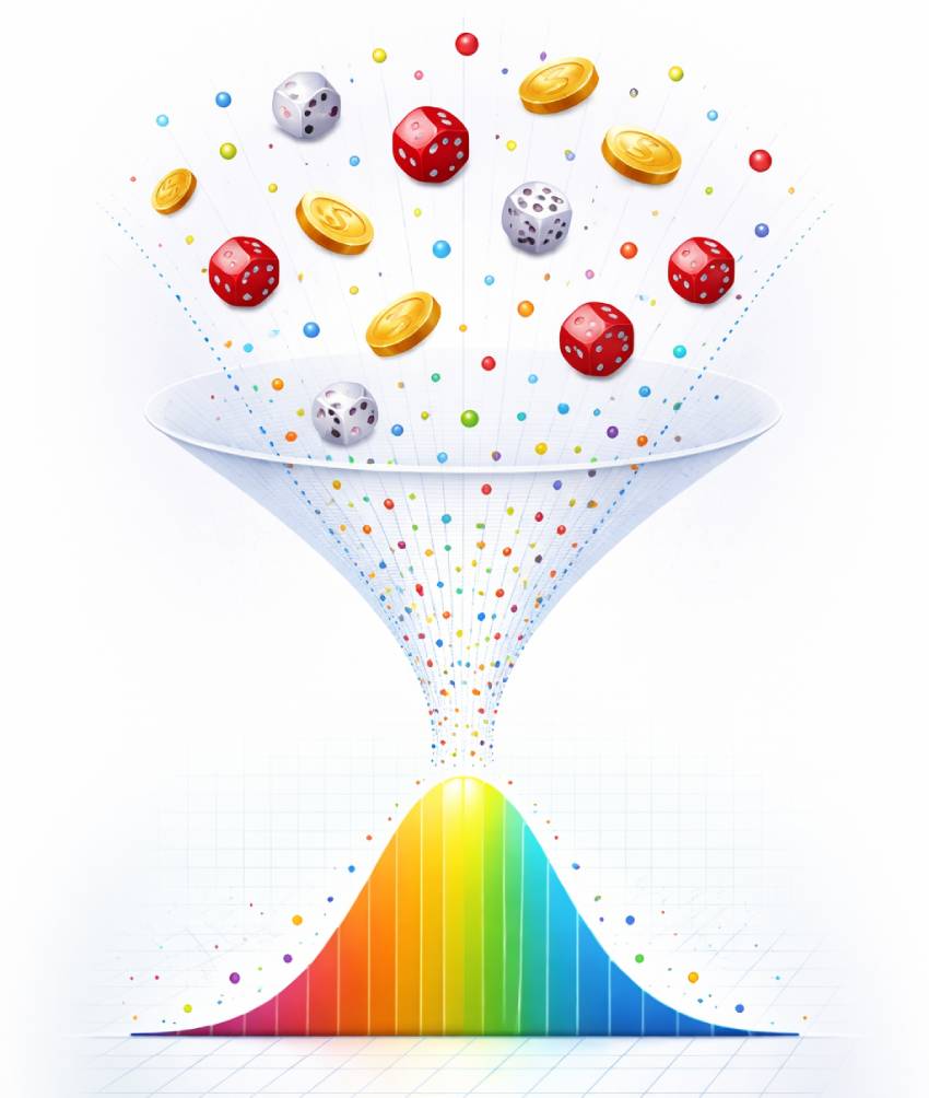 Teorema limitei centrale: de ce apare curba lui Gauss peste tot
