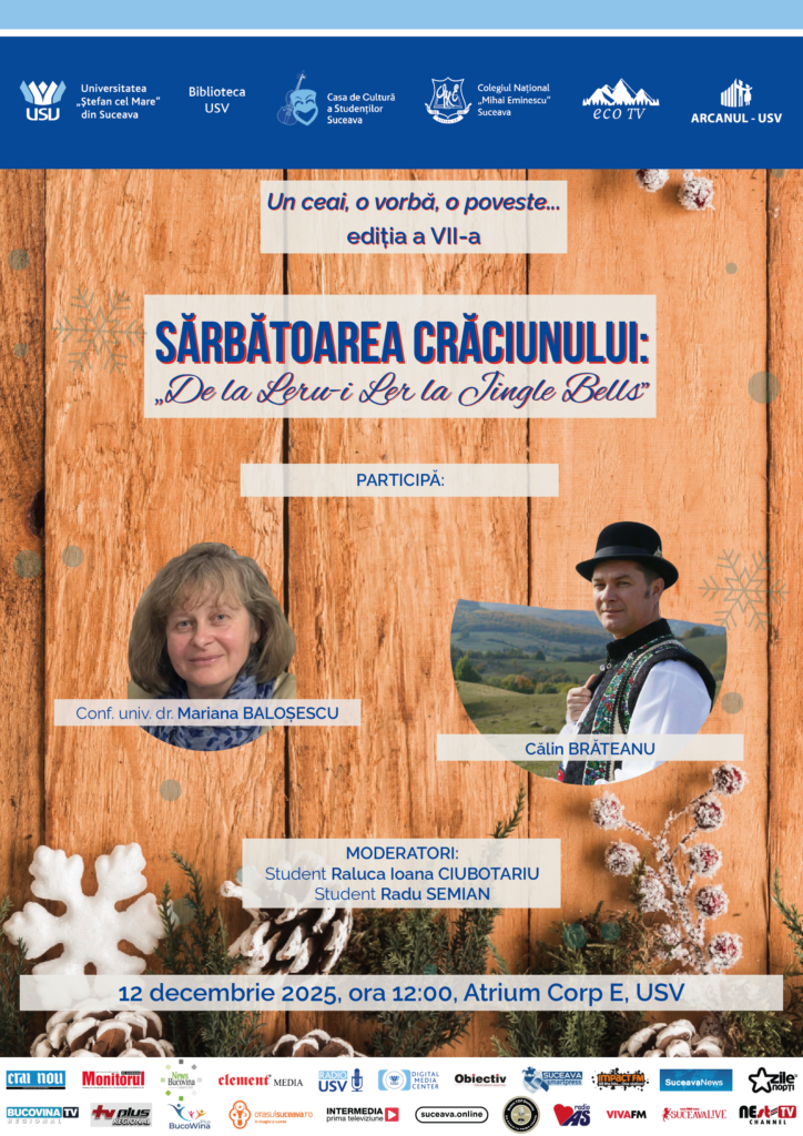 USV organizează evenimentul „Sărbătoarea Crăciunului: de la Leru-i ler la Jingle Bells”