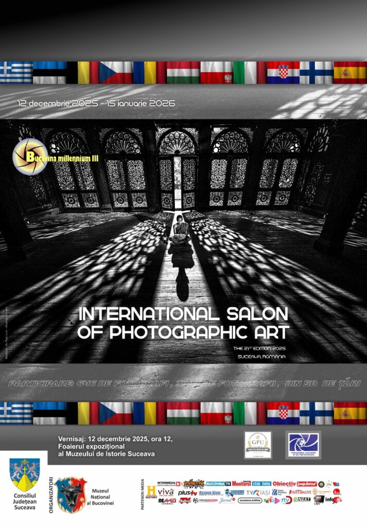 Muzeul Național al Bucovinei găzduiește vernisajul Salonului Internațional de Artă Fotografică „Bucovina Mileniul III”