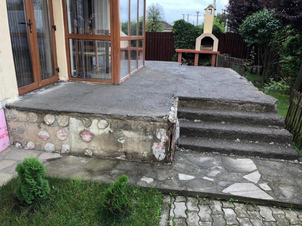 Reparare terasa din beton
